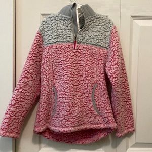 Fleece Girls Pink and Grey Jacket
